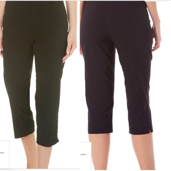 Zac and Rachel Black Capris - Picture 1 of 8